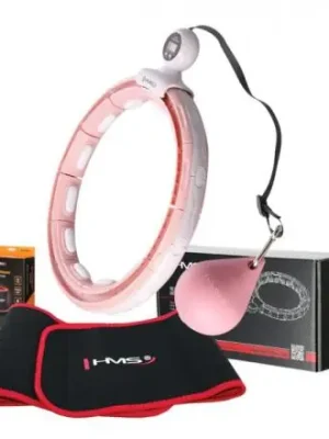 Masážní hula hoop se závažím a počítadlem + zeštíhlující pás HMS HHM15 Kup Teď