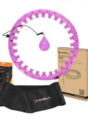 Masážní hula hoop plus size se závažím + zeštíhlující pás HMS HHW12 Pouze Dnes