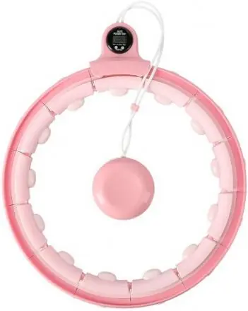 Vrácení Zdarma Hula hoop obruč Home FH02 se závažím a počítadlem