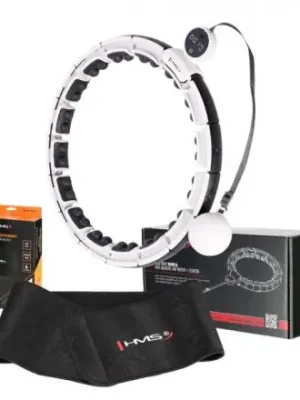 Masážní hula hoop se závažím a počítadlem + zeštíhlující pás HMS HHM16 Cenová Bomba