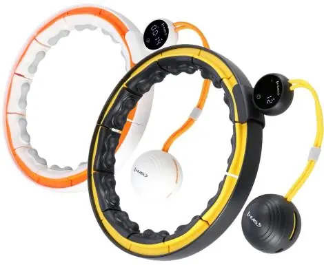 Masážní hula hoop HMS HHM21 se závažím, magnety a počítadlem Nízká Cena