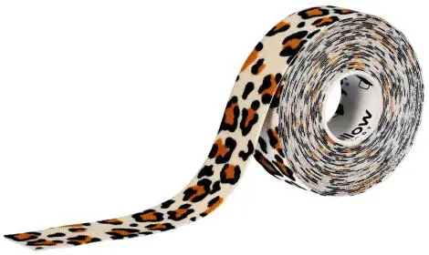 Kinezio tape YELLOWSPORT 2,5cm x 5m vzor panther Cenově Výhodný