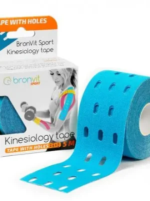 BRONVIT Sport Kinesio Tape děrovaný 5cm x 5m Rychlé Dodání