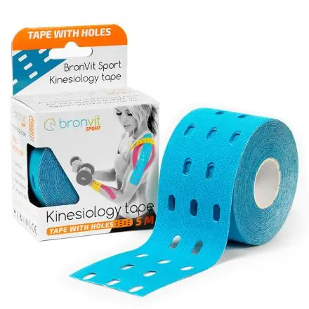 BRONVIT Sport Kinesio Tape děrovaný 5cm x 5m Rychlé Dodání