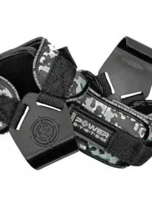 Akční Cena Posilovací háky - Power Hooks Camo POWER SYSTEM