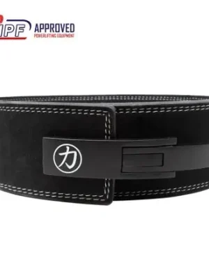 Tovární Cena Powerlifterský opasek SS Lever belt černý 10mm – IPF Approved