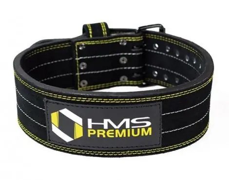 Kožený posilovací pás HMS Premium PA 3558 Ihned K Objednání