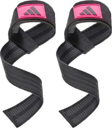 Vysoce Kvalitní Trhačky ADIDAS Lifting Straps Black/Pink