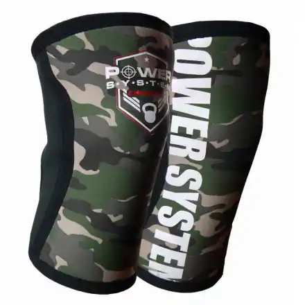 Kolenní bandáže Knee Sleeves Camo POWER SYSTEM Nejprodávanější