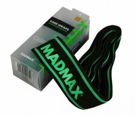 Elastická bandáž na zápěstí MADMAX černo/zelená Doprava Zdarma