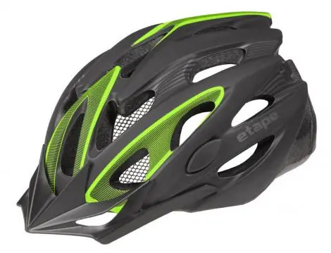 Cyklistická helma Etape Biker černá-zelená Cenová Bomba