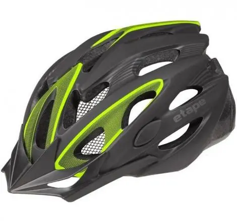 Cyklistická helma Etape Biker černá-žlutá fluo Časově Omezené