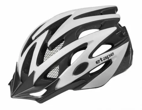 Cyklistická helma Etape Biker stříbrná Originální