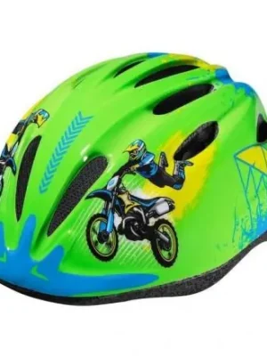 Cyklistická helma Etape Rebel dětská zelená Novinka