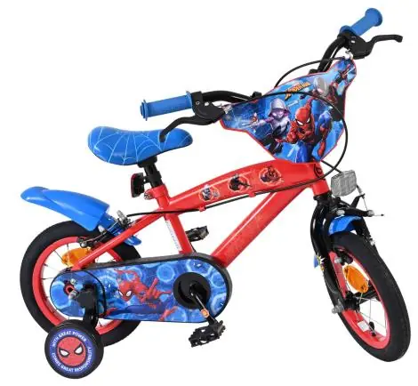 Dětské kolo VOLARE Spiderman 12", červené FW Super Cena