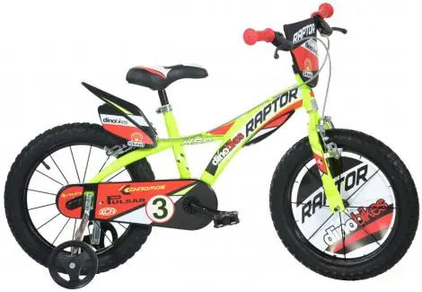 Dětské kolo Dino Bikes 616L Raptor žlutá 16" Koupit Online