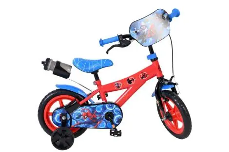 Autentický Dětské kolo VOLARE Spiderman 12", červené
