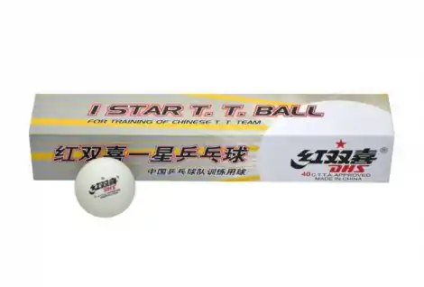 Míčky na stolní tenis DHS 40 mm - 6 kusů Oblíbený