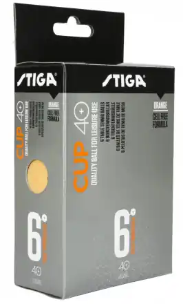 STIGA CUP ABS orange 6-pack Sezónní Sleva