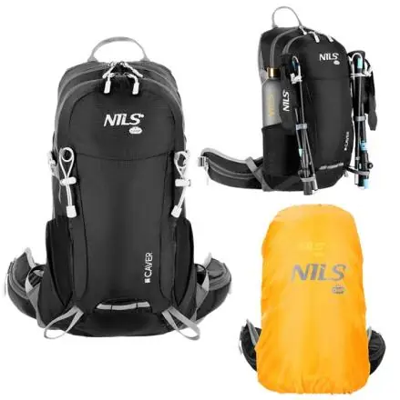 Turistický batoh NILS Camp NC1950 Caver černý 18L Cenový Hit
