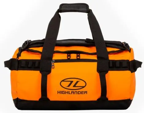 Cestovní taška YATE HIGHLANDER Storm Kitbag 30 l oranžová Finální Výprodej