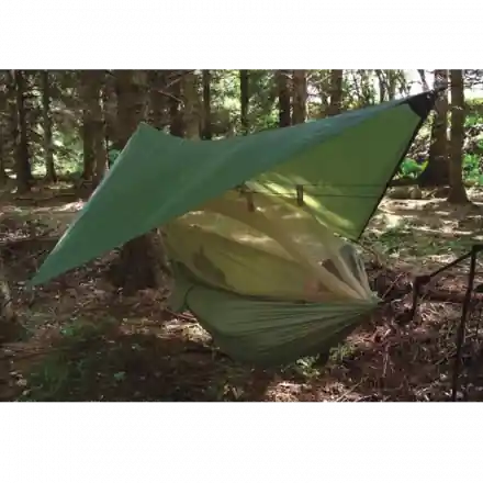 Hamaka se stříškou YATE HIGHLANDER Nomad Hammock zelená Nejprodávanější