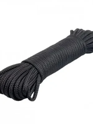 Stanová šňůra YATE 3 mm x 15 m černá Aktuální