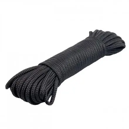 Stanová šňůra YATE 3 mm x 15 m černá Aktuální