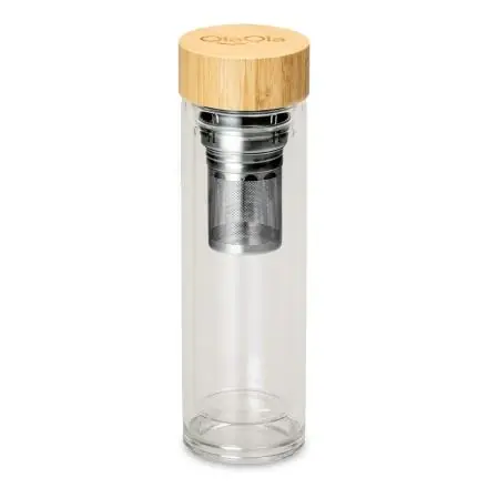 Doprava Zdarma OlaOla Dvoustěnná láhev se sítkem na čaj 400 ml
