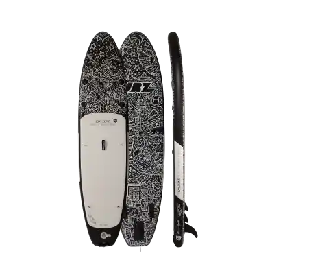 Levný Paddleboard ACRA Jbay Zone Artistic FRA Black Edition