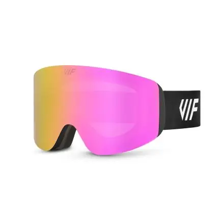 Doprava Zdarma Lyžařské a snowboardové brýle VIF SKI & SNB černé x růžové