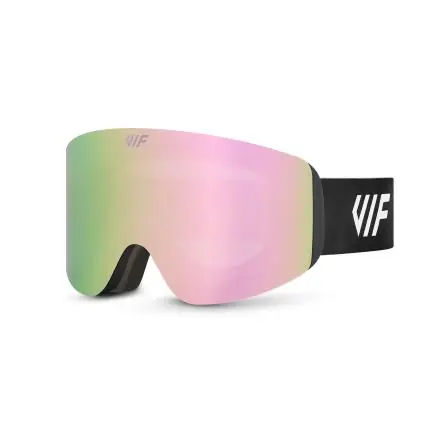 Super Cena Lyžařské a snowboardové brýle VIF SKI & SNB černé x růžové