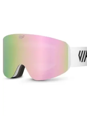 Lyžařské a snowboardové brýle VIF SKI & SNB bílé x růžové Jen Po Omezenou Doba