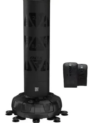 Volně stojící boxovací pytel RDX KT Ronin černý s rukavicemi Expresní Doručení