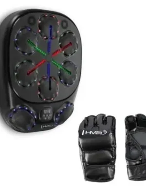 Sleva Elektronický boxerský terč HMS TB10 s LED, Bluetooth a rukavicemi