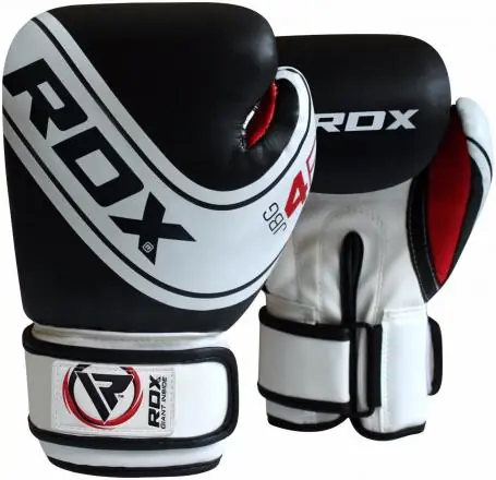 Dětské boxerské rukavice RDX white/black Levný