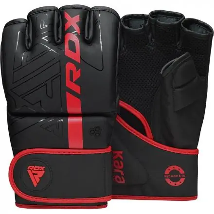 Bezpečná Platba Rukavice Grappling RDX Kara Series F6 matte red