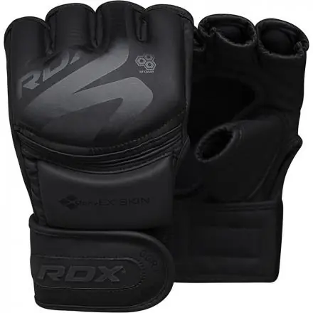 RDX Noir Series rukavice Grappling F15 matné černé Nejlepší Cena