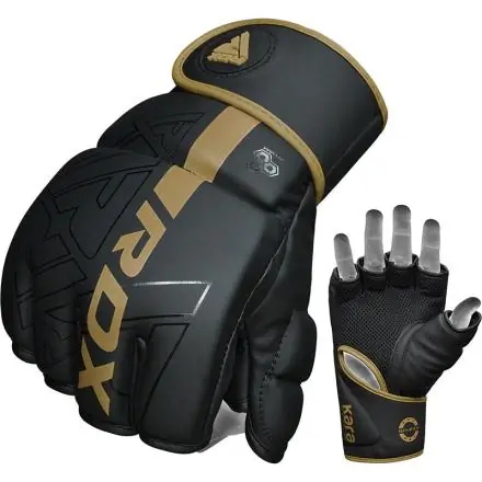 Grapplingové rukavice RDX Kara F6 zlaté Cenový Hit