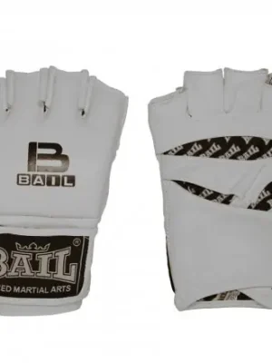 BAIL rukavice MMA WHITE bez palce Finální Výprodej