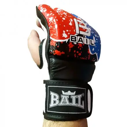 Akční Nabídka MMA rukavice Tricolor - kůže BAIL