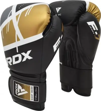 Boxerské rukavice RDX F7 black/golden Nejlepší Cena