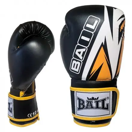 Rychlé Dodání BAIL boxerské rukavice B-Fit Image 03 (černá/žlutá/bílá)
