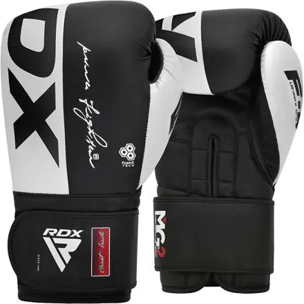 Boxerské rukavice RDX Rex F4 bílo černé Cenová Bomba