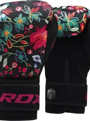 Novinka Boxerské rukavice RDX FL-3 floral/black