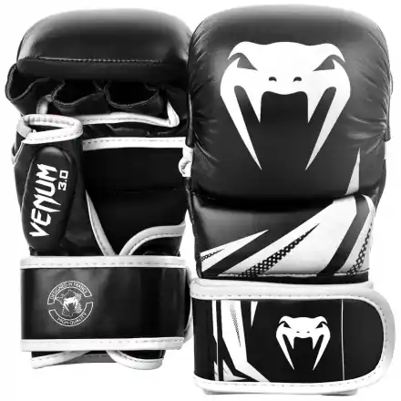 MMA sparring rukavice VENUM Challenger 3.0 černé/bílé Sleva