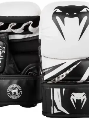 Sleva MMA sparring rukavice VENUM Challenger 3.0 bílé/černé