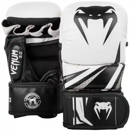 Sleva MMA sparring rukavice VENUM Challenger 3.0 bílé/černé