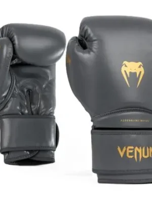 Boxerské rukavice VENUM Contender 1.5 Grey/Gold Výprodej