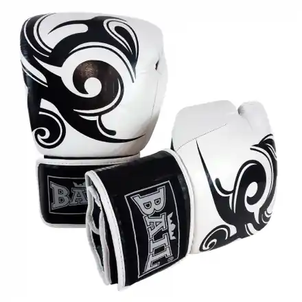 Boxerské rukavice Sparring Pro 20 oz BAIL kůže černo bílé Nejprodávanější